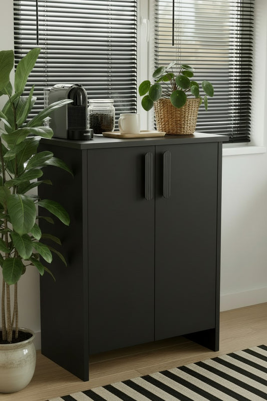 KODIGU PON Çok Amaçlı Dolap | Kahve Köşesi-Banyo Dolabı | 77cm Yükseklik 60cm Genişlik 36cm Derinlik |