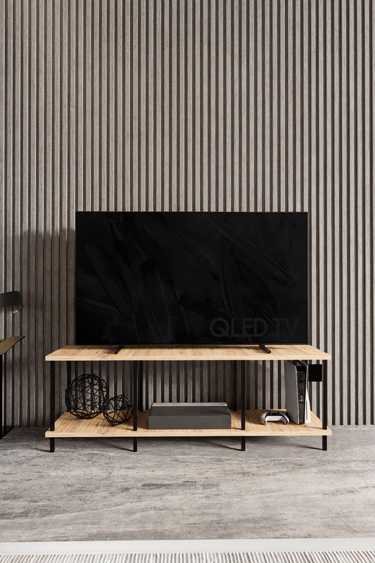 KODIGU 120x30 TV Sehpası - TV Sehpası - 120cm x 30cm x 41cm TV Sehpası - Çevir Kur TV Sehpası | TV Ünitesi