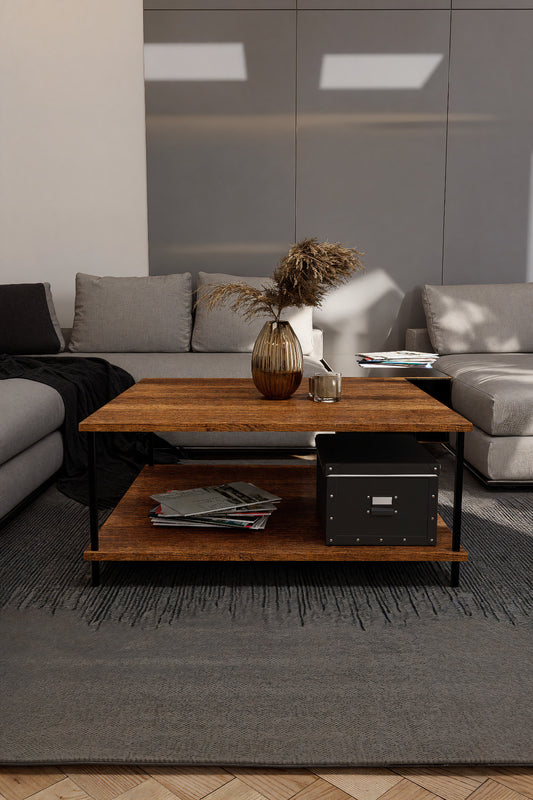 KODIGU 90x90 Çevir Kur Orta Sehpa | Orta Sehpa | Sehpa | Çevir Kur Mobilya | Orta Sehpa 90x90cm