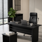 KODIGU Palma Ofis Takımı | 140x60cm Ofis Çalışma Masası | Ofis Dolabı | Sehpa | Ofis Set | 3 Parça Ofis Masa Takımı