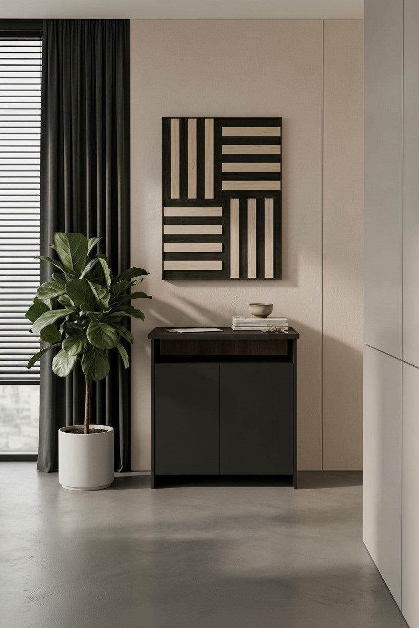 KODIGU Palma Ofis Takımı | 140x60cm Ofis Çalışma Masası | Ofis Dolabı | Sehpa | Ofis Set | 3 Parça Ofis Masa Takımı