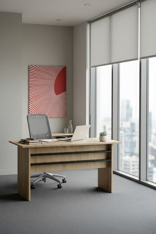 KODIGU Palma Serisi Ofis Çalışma Masası - Ofisdesk Palma - Sonoma
