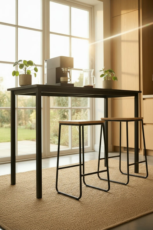 KODIGU 120cm x 45cm BAR Masası 90cm yükseklik | Bar Mutfak Masası | Kahve Köşesi | Yemek Masası | Yüksek Bar Masası | Mutfak Masası | BAR MASASI | Mev Serisi
