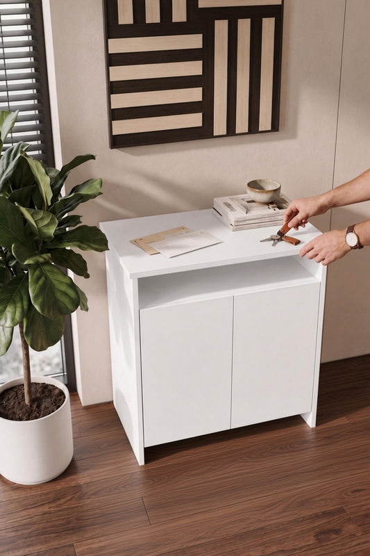 KODIGU Palma Ofis Takımı | 140x60cm Ofis Çalışma Masası | Ofis Dolabı | Sehpa | Ofis Set | 3 Parça Ofis Masa Takımı