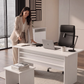 KODIGU Palma Ofis Takımı | 140x60cm Ofis Çalışma Masası | Ofis Dolabı | Sehpa | Ofis Set | 3 Parça Ofis Masa Takımı