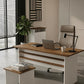 KODIGU Palma Ofis Takımı | 140x60cm Ofis Çalışma Masası | Ofis Dolabı | Sehpa | Ofis Set | 3 Parça Ofis Masa Takımı