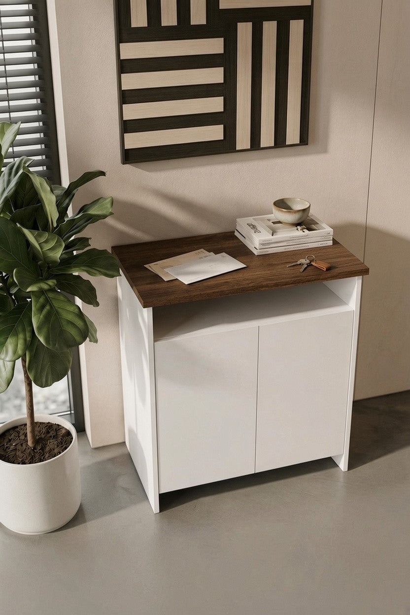 KODIGU Palma Ofis Takımı | 140x60cm Ofis Çalışma Masası | Ofis Dolabı | Sehpa | Ofis Set | 3 Parça Ofis Masa Takımı