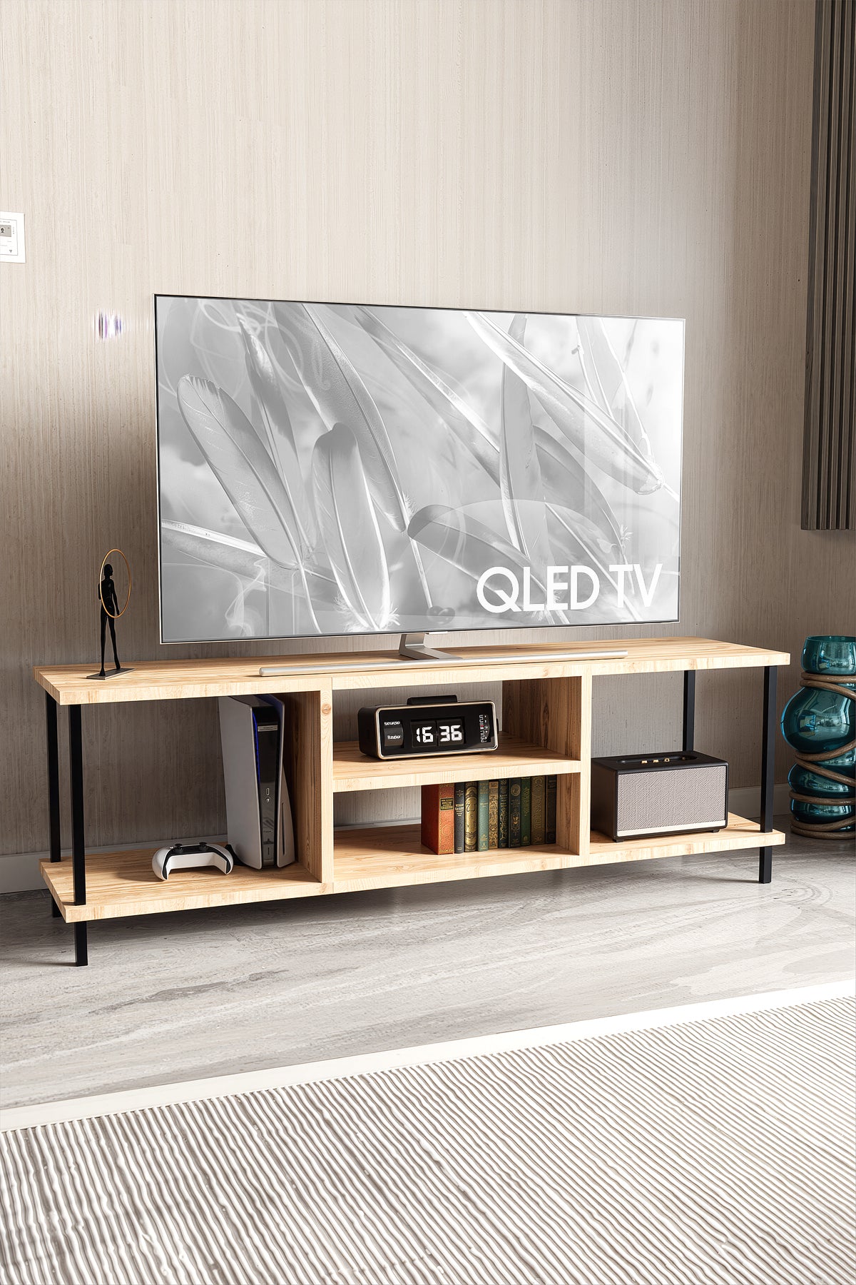 KODIGU 120cm x 30cm TV Sehpa & Ünite | TV Sehpası | TV Ünitesi | TV Ünite & Sehpa