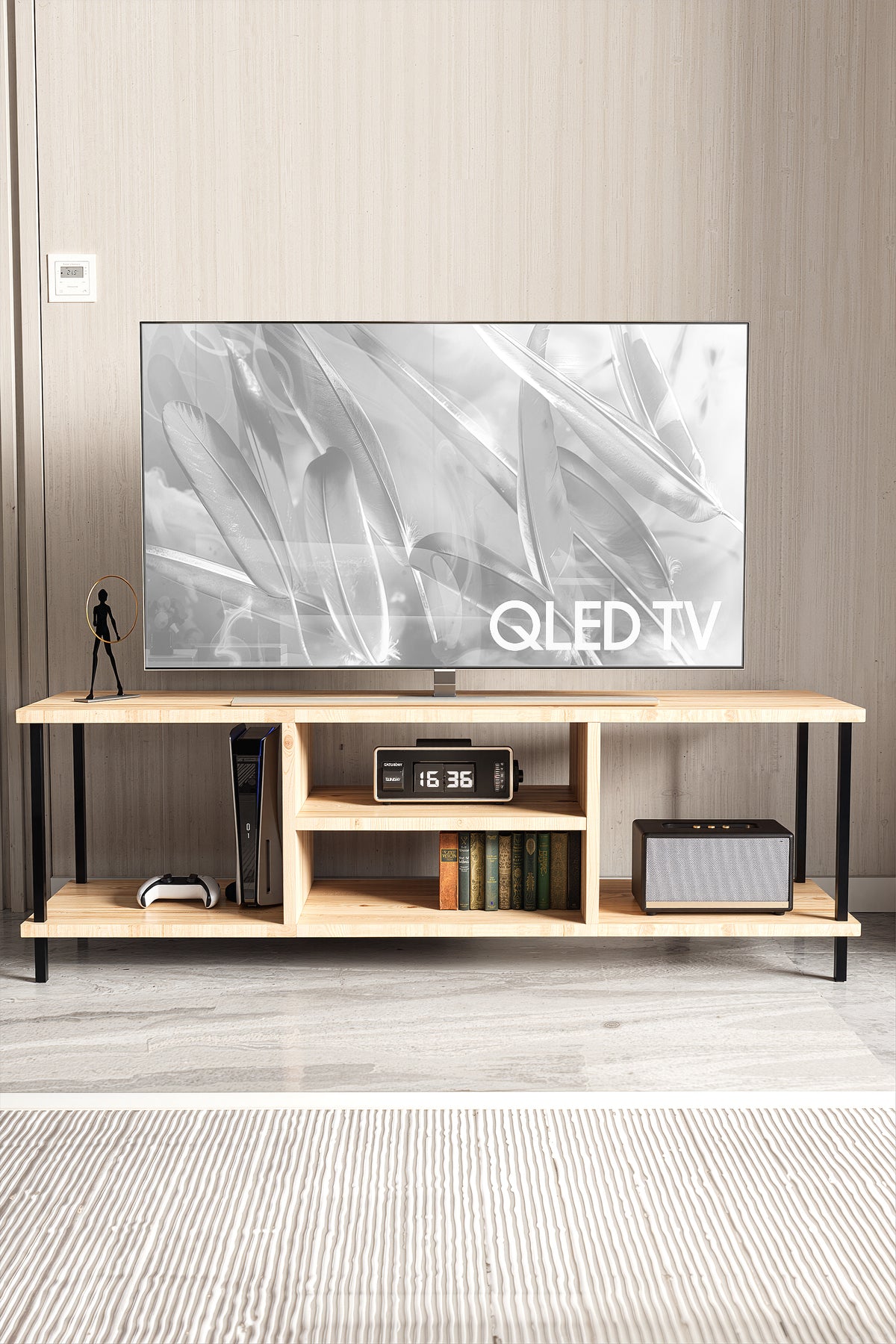 KODIGU 120cm x 30cm TV Sehpa & Ünite | TV Sehpası | TV Ünitesi | TV Ünite & Sehpa