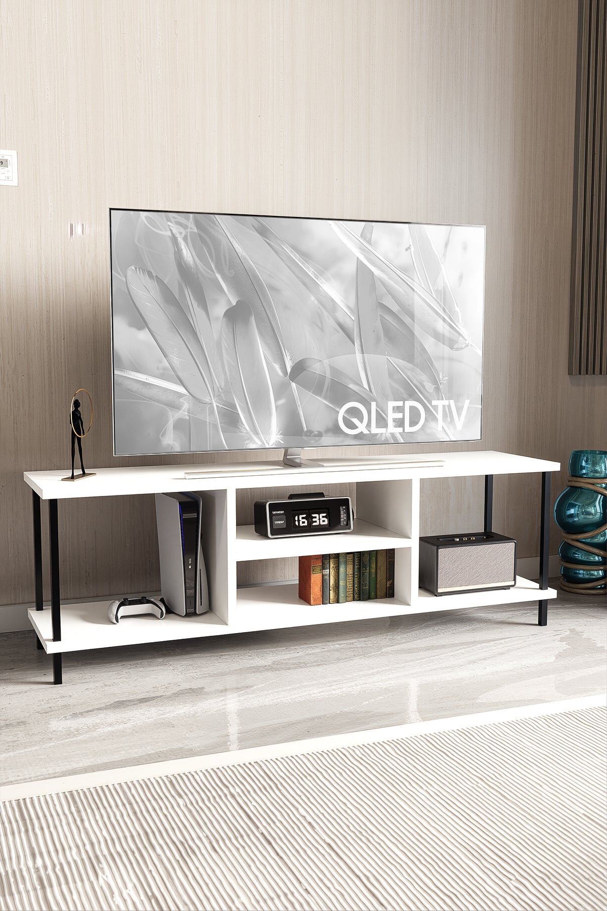 KODIGU 120cm x 30cm TV Sehpa & Ünite | TV Sehpası | TV Ünitesi | TV Ünite & Sehpa