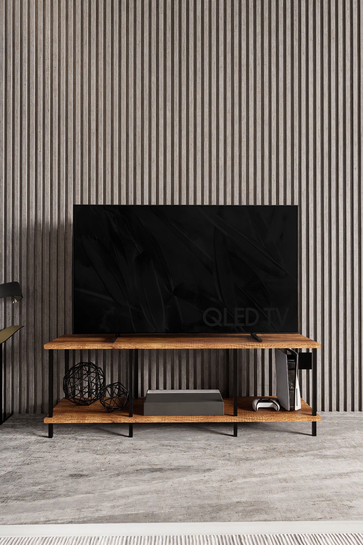 KODIGU 120x30 TV Sehpası - TV Sehpası - 120cm x 30cm x 41cm TV Sehpası - Çevir Kur TV Sehpası | TV Ünitesi