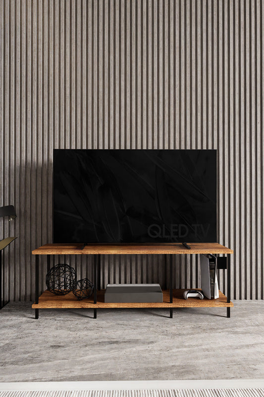 KODIGU 120x30 TV Sehpası - TV Sehpası - 120cm x 30cm x 41cm TV Sehpası - Çevir Kur TV Sehpası | TV Ünitesi