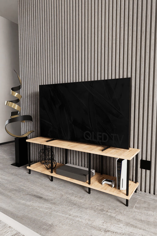KODIGU 120x30 TV Sehpası - TV Sehpası - 120cm x 30cm x 41cm TV Sehpası - Çevir Kur TV Sehpası | TV Ünitesi