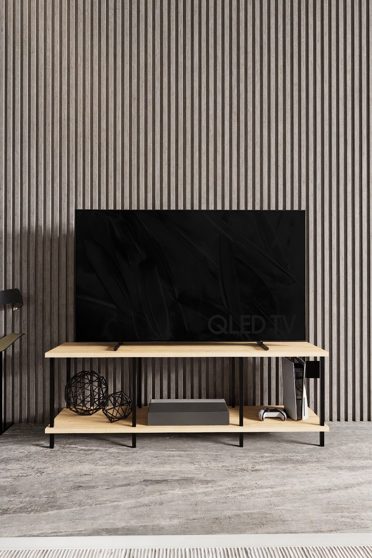 KODIGU 120x30 TV Sehpası - TV Sehpası - 120cm x 30cm x 41cm TV Sehpası - Çevir Kur TV Sehpası | TV Ünitesi