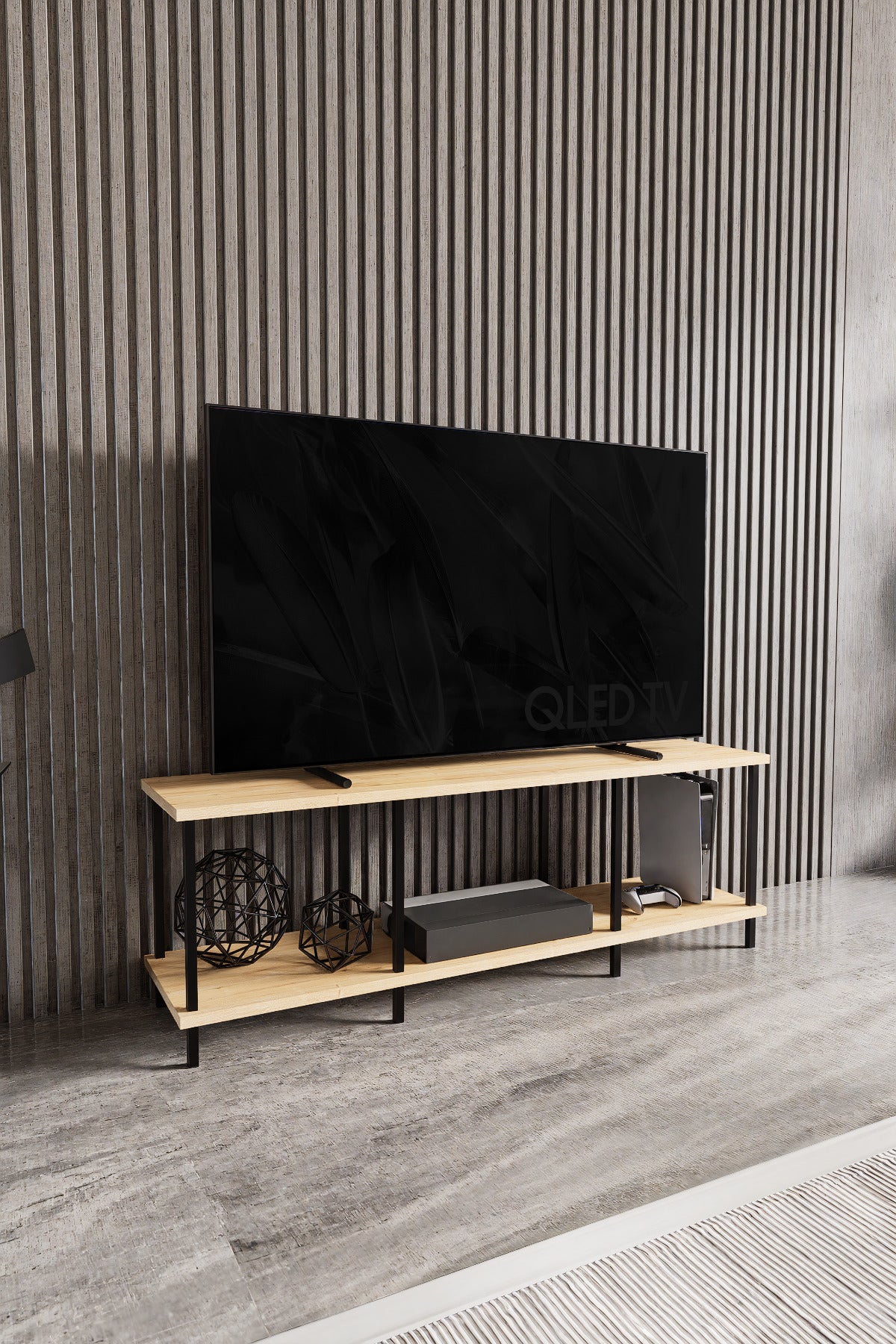 KODIGU 120x30 TV Sehpası - TV Sehpası - 120cm x 30cm x 41cm TV Sehpası - Çevir Kur TV Sehpası | TV Ünitesi