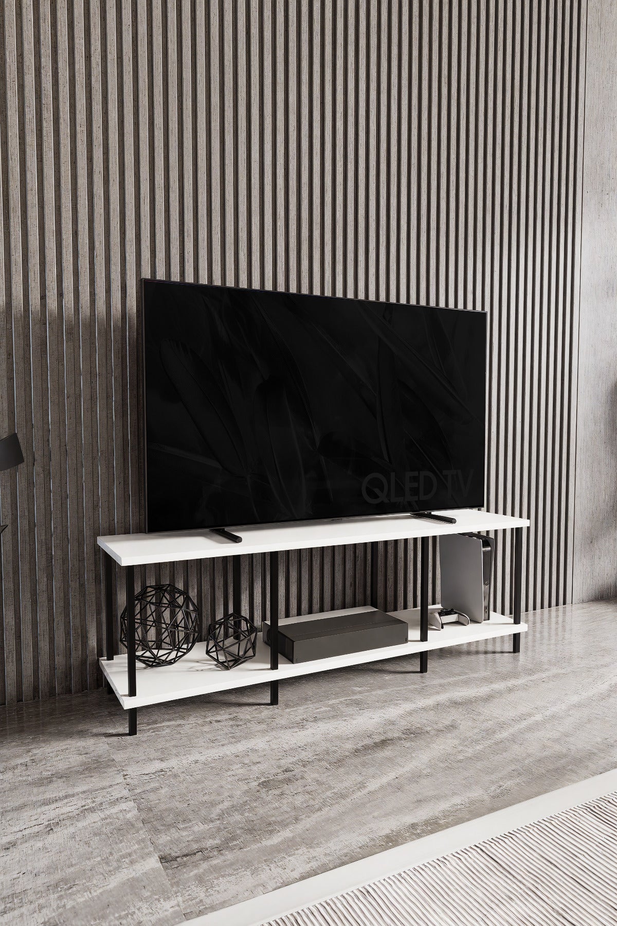 KODIGU 120x30 TV Sehpası - TV Sehpası - 120cm x 30cm x 41cm TV Sehpası - Çevir Kur TV Sehpası | TV Ünitesi