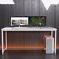 KODIGU 160x60cm Oyuncu Masası - Gamer Desk - Gaming Masa - Bilgisayar Masası | 160cm x 60cm | Ayarlı Ayak Beyaz Beyaz