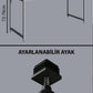 KODIGU 160x60cm Oyuncu Masası - Gamer Desk - Gaming Masa - Bilgisayar Masası | 160cm x 60cm | Ayarlı Ayak Beyaz Beyaz