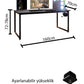 KODIGU 160x70cm Oyuncu Masası | 160x70 Gaming Desk | Geniş Oyuncu Masası | 70cm Derinlik Oyuncu Masası