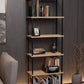 KODIGU 6 Raflı Kitaplık - Kitaplık - 60cm x 30cm x 160cm Kitaplık - Çevir Kur Kitaplık