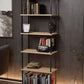 KODIGU 6 Raflı Kitaplık - Kitaplık - 60cm x 30cm x 160cm Kitaplık - Çevir Kur Kitaplık Meşe