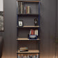 KODIGU 6 Raflı Kitaplık - Kitaplık - 60cm x 30cm x 160cm Kitaplık - Çevir Kur Kitaplık Meşe