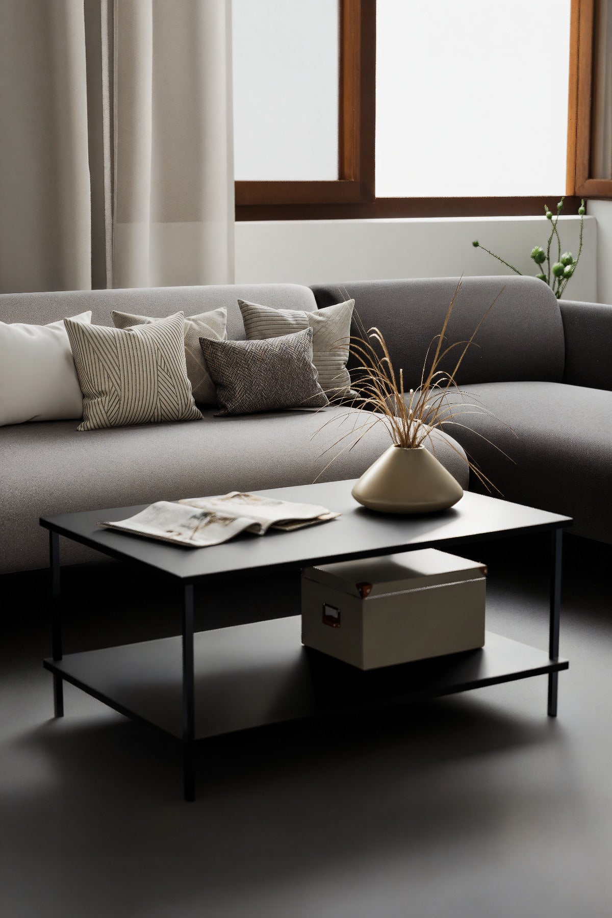 KODIGU 90x60 Orta Sehpa - Orta Sehpa- 60cm x 90cm x 42cm Orta Sehpa- Çevir Kur Orta Sehpa | Orta Sehpa