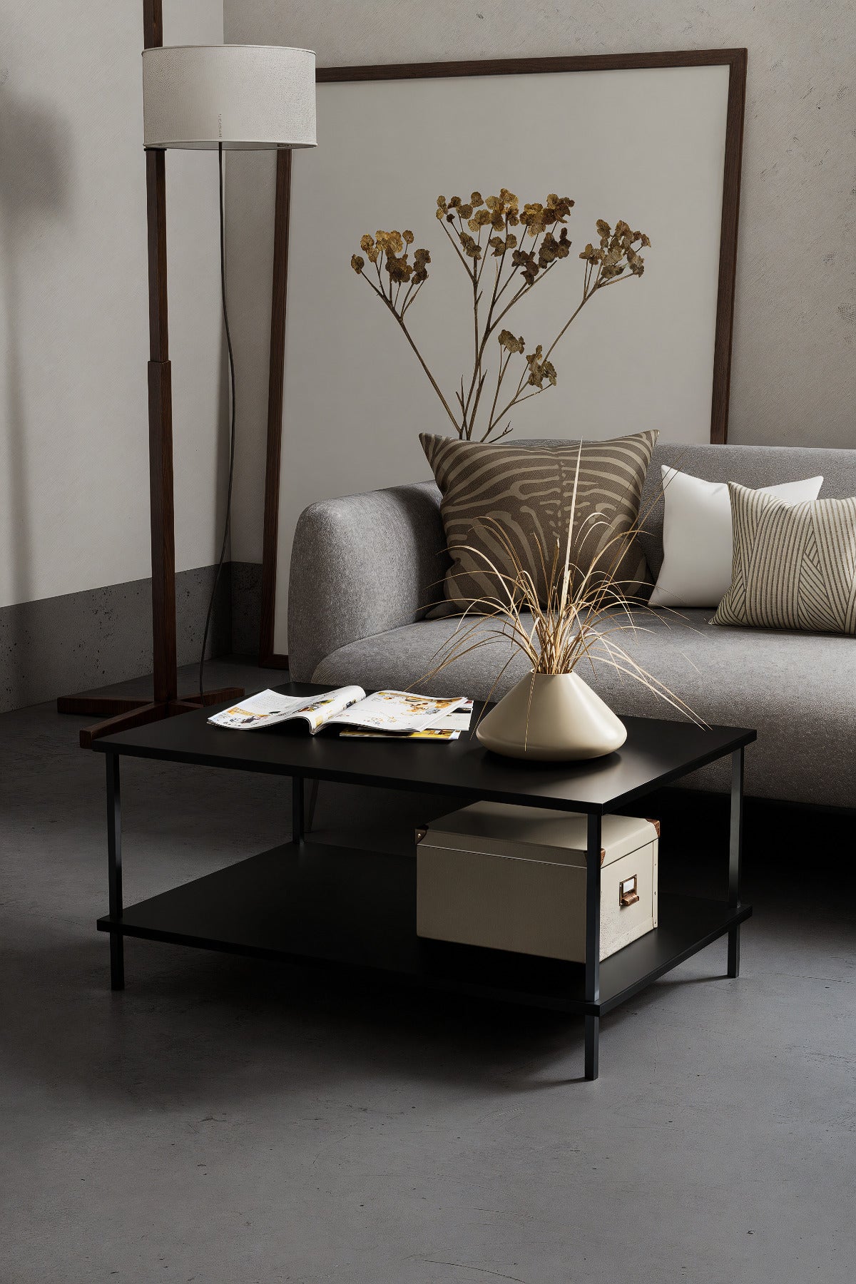 KODIGU 90x60 Orta Sehpa - Orta Sehpa- 60cm x 90cm x 42cm Orta Sehpa- Çevir Kur Orta Sehpa | Orta Sehpa