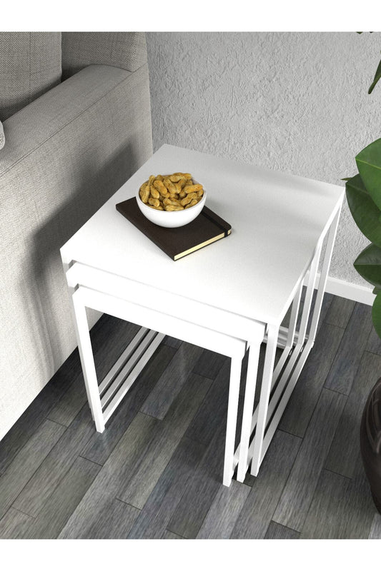 KODIGU Martina Zigon Sehpa | 45x45-45x40-45x35
