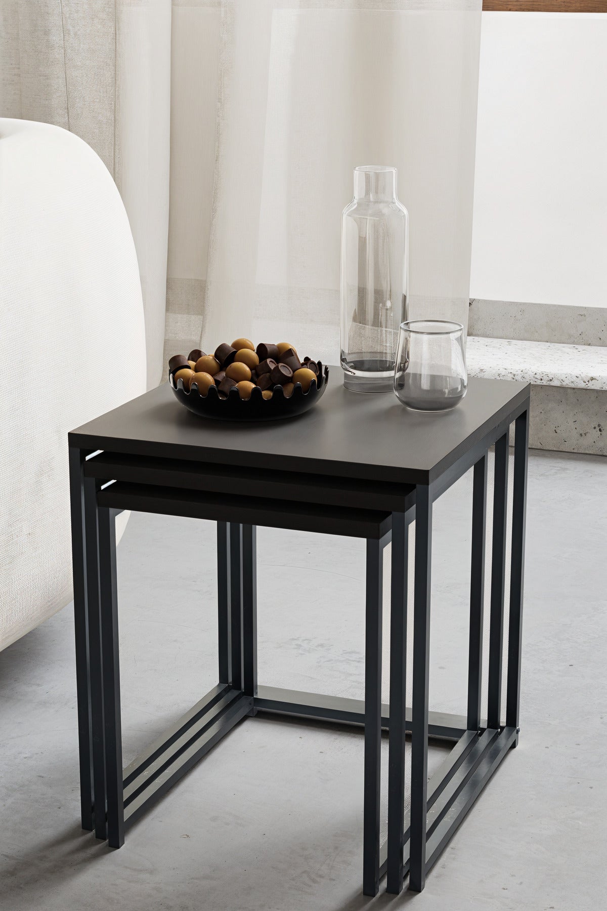 KODIGU Promo Zigon Sehpa - 45x45 - 45x40 - 45x35 -  Eko Ürün