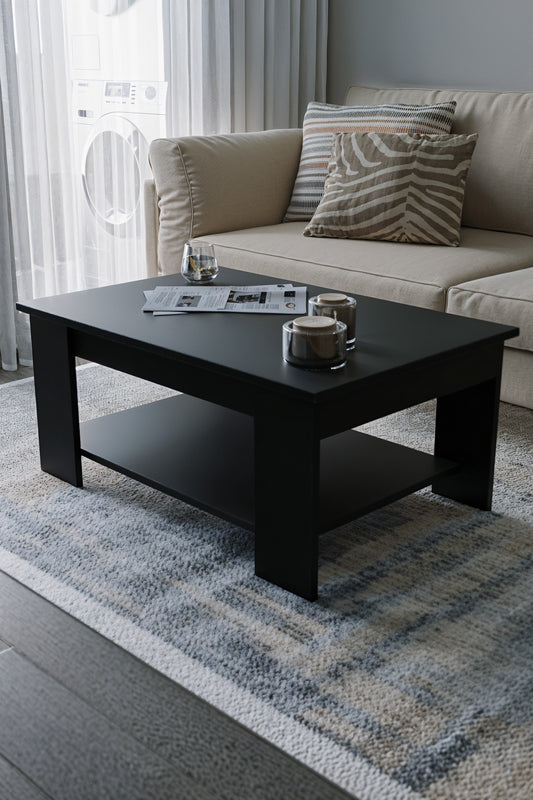 KODIGU Sole Orta Sehpa 60x90x45 Alt Büyük Raflı
