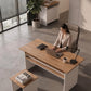 KODIGU Palma Ofis Takımı | 140x60cm Ofis Çalışma Masası | Ofis Dolabı | Sehpa | Ofis Set | 3 Parça Ofis Masa Takımı