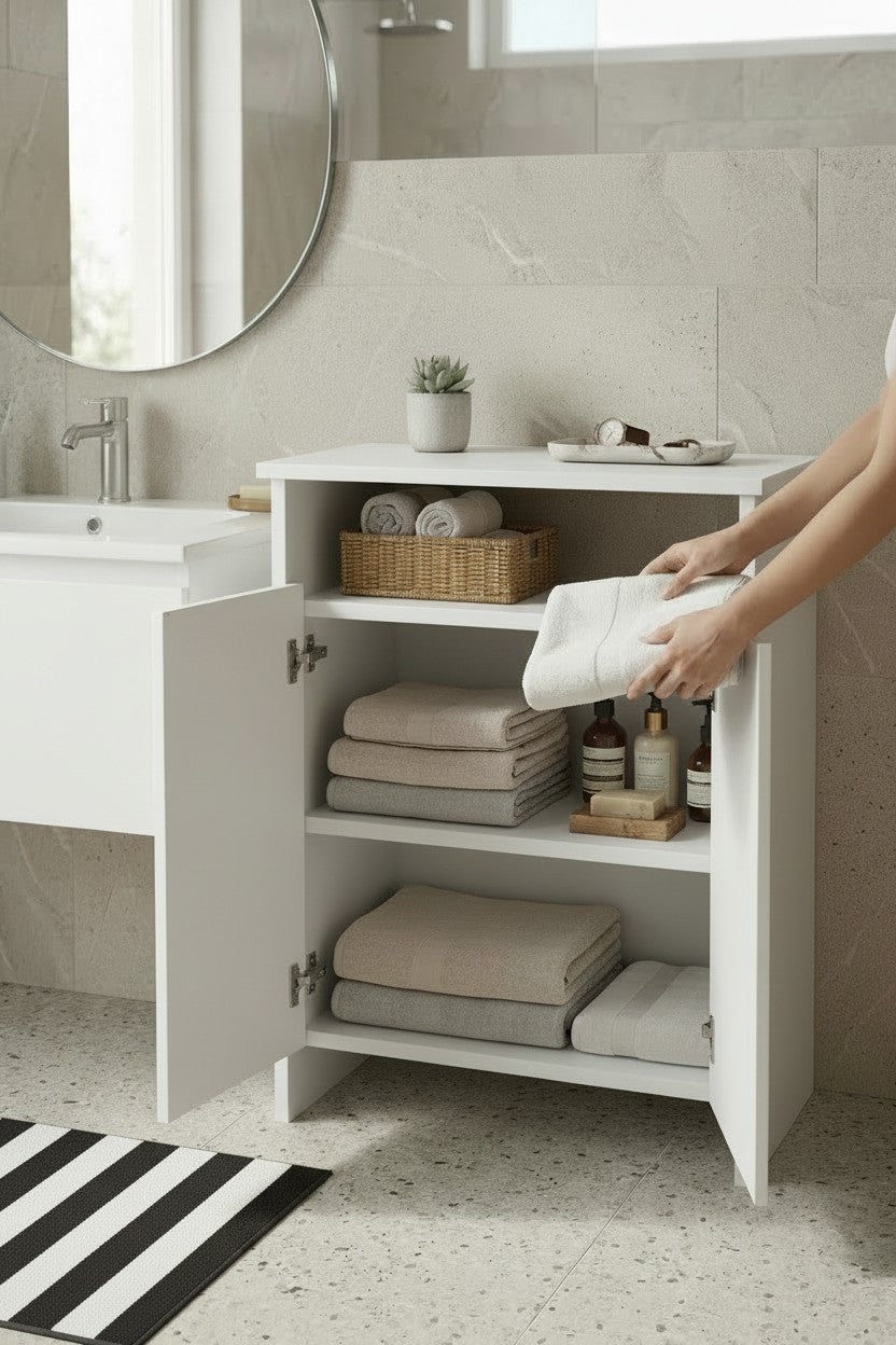 KODIGU POP Çok Amaçlı Dolap | Kahve Köşesi-Banyo Dolabı | 77cm Yükseklik 60cm Genişlik 36cm Derinlik |