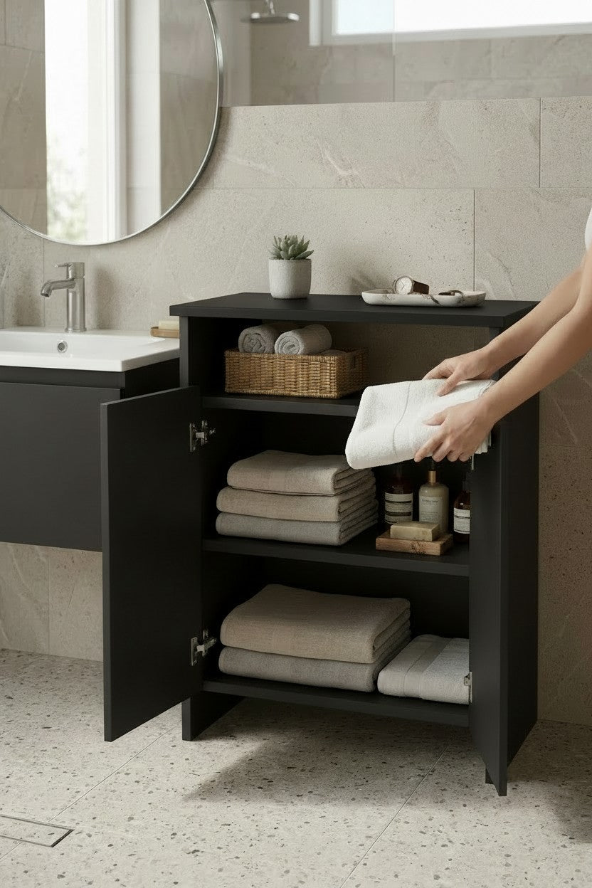 KODIGU POP Çok Amaçlı Dolap | Kahve Köşesi-Banyo Dolabı | 77cm Yükseklik 60cm Genişlik 36cm Derinlik |