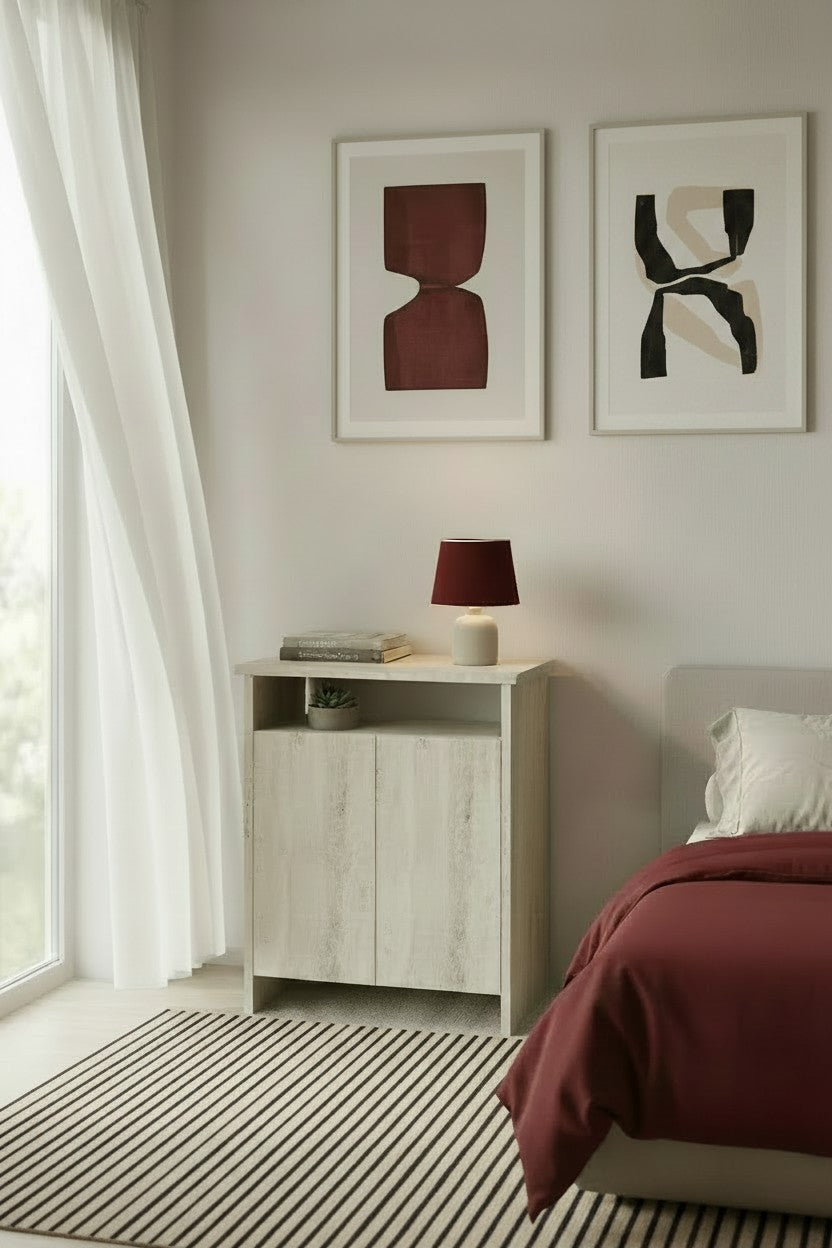 KODIGU POP Çok Amaçlı Dolap | Kahve Köşesi-Banyo Dolabı | 77cm Yükseklik 60cm Genişlik 36cm Derinlik |